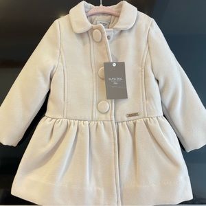 Mayoral Chic cream winter coat